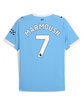 Billige Fotballdrakt Manchester City Omar Marmoush #7 Replika Hjemmedrakt 2025-26 Kortermet Billige Fotballdrakt Manchester City Omar Marmoush #7 Replika Hjemmedrakt 2025-26 Kortermet